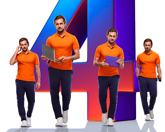 Великолепная четверка Ростелеком в село Миндерла (Красноярский край)